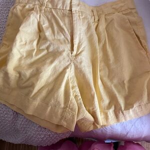 A New Day High Waist Yellow Shorts